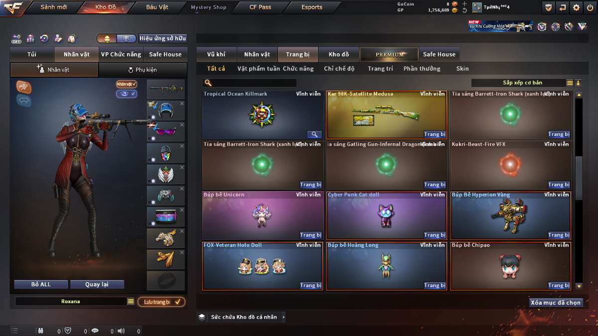 shop acc cf uy tin gia re